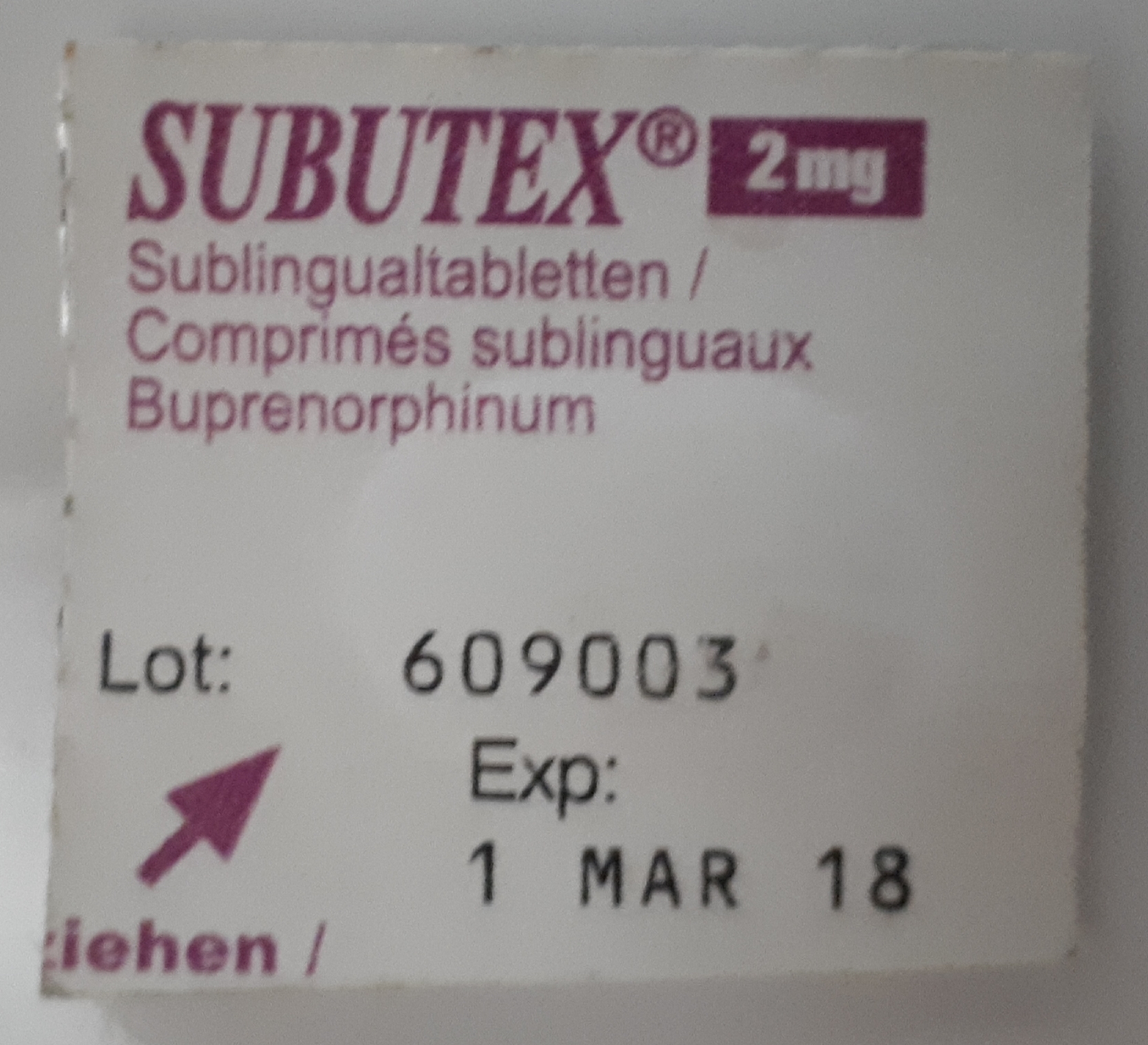 subutex 2mg