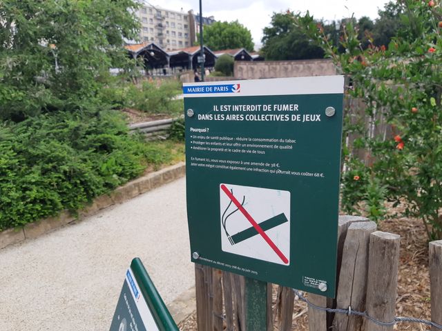 interdiction, fumer, parc, paris
