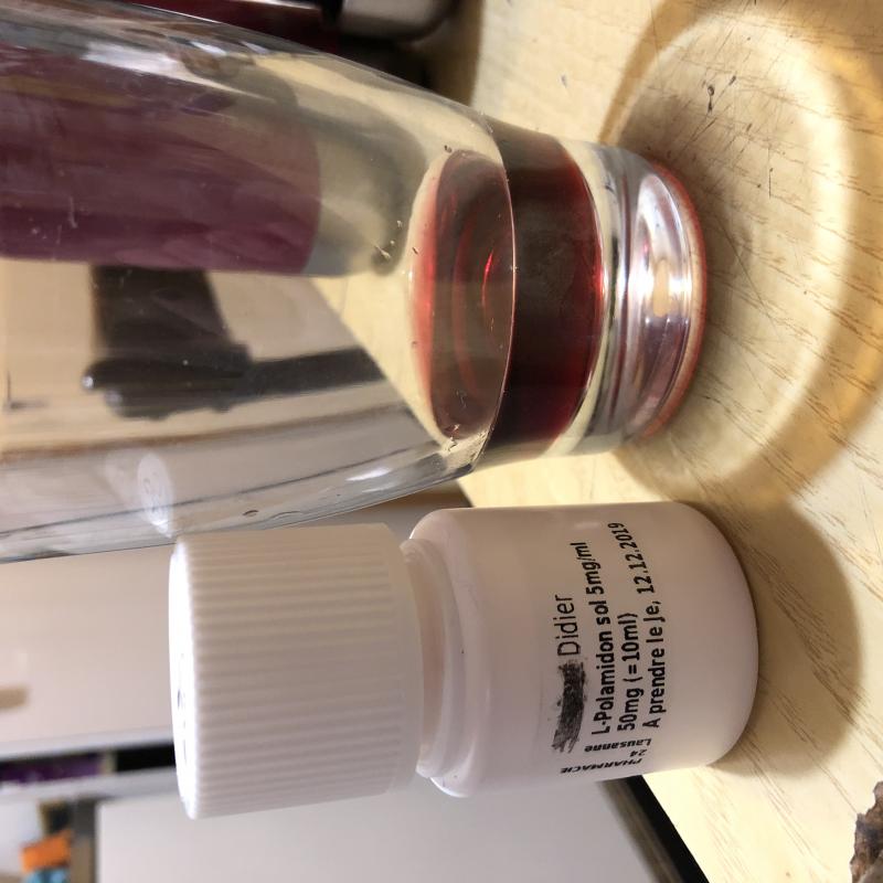 Flacon de 50mg de levomethadone Flacon de 50mg de levomethadone