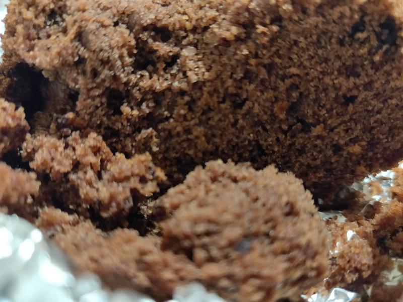 Vue de côté ( Gâteau coupé en deux )