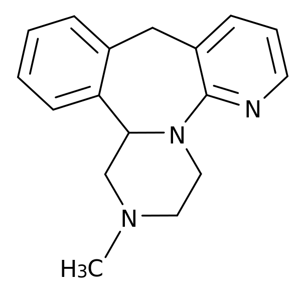 Molécule mirtazapine Molécule mirtazapine