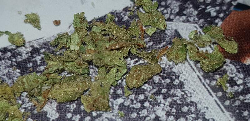 weed non vaporisée avec flash