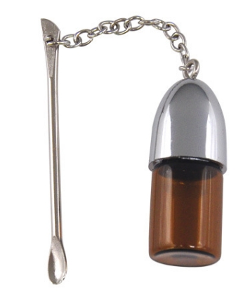 Bouteille en verre à pilules