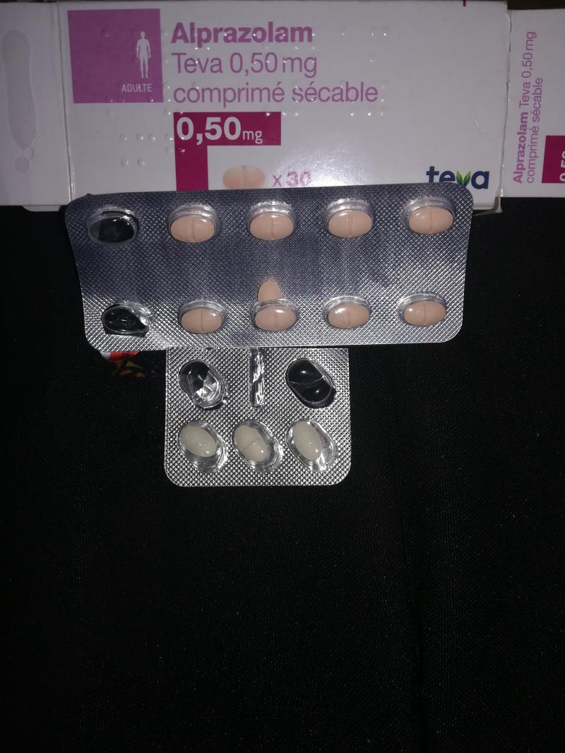 Alprazolam teva 0.50mg Alprazolam teva 0.50mg