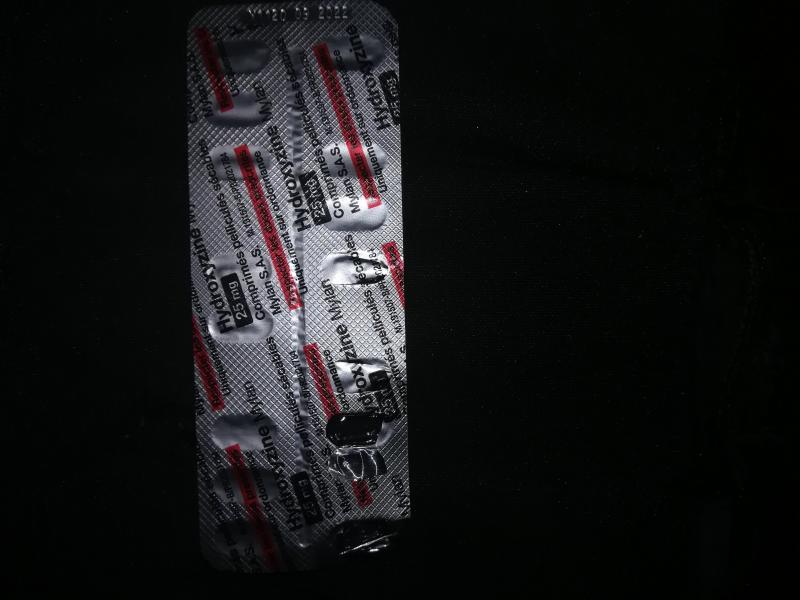 Hydroxyzine 25mg (générique de l atarax) Hydroxyzine 25mg (générique de l atarax)