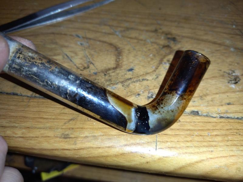 Pipe avec filtre en fil Pipe avec filtre en fil