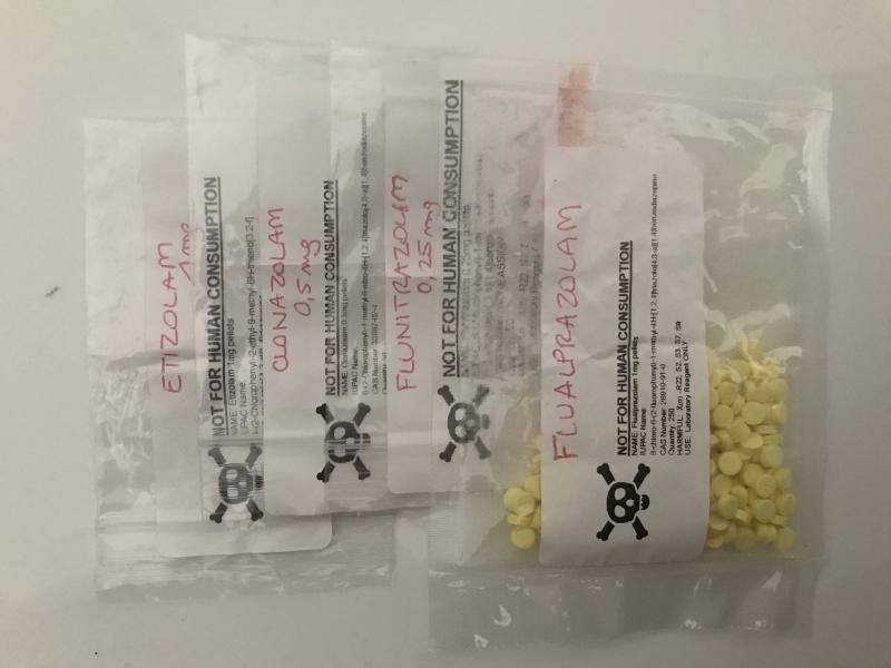 Qques RC benzos (bientôt refill de flubrotizolam, fluclotizolam, 4-hydroxy-phénazépam, métizolam…)