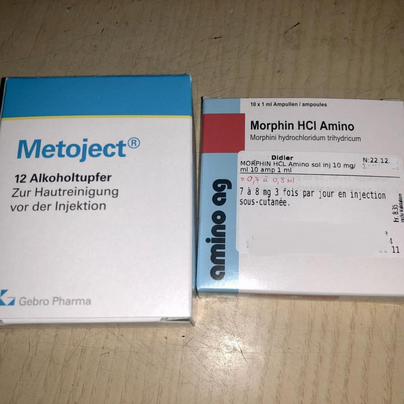 Boîte de morphine Boîte de morphine