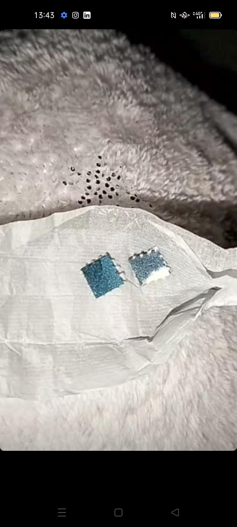 Les buvards en question