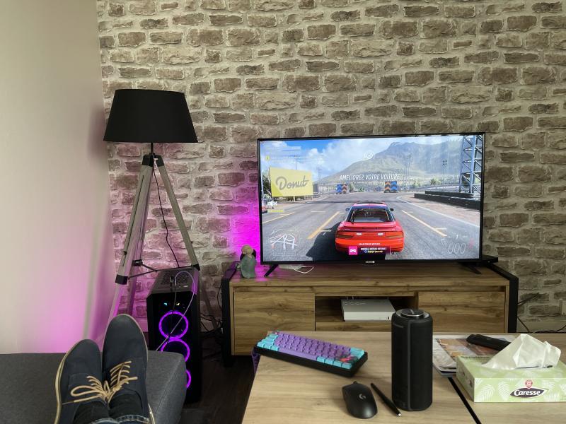 Le salon préparé pour le trip Le salon préparé pour le trip