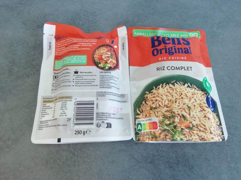 LOT DE 24 - UNCLE BEN'S : Riz long grain bio en sachets cuisson