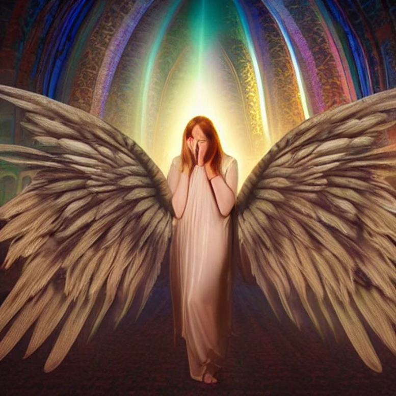 angel crying