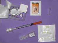 Liste du matériel d'injection